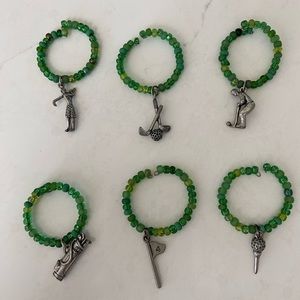 Wine Glass Golf Themed Charms